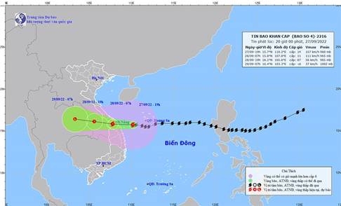 Tin Bão số 4 mới nhất: Cách đất liền 200km và không có khả năng thành siêu bão