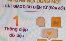 CHUYỂN ĐỔI SỐ QUỐC GIA: MỘT SỐ NỘI DUNG MỚI CỦA LUẬT GIAO DỊCH ĐIỆN TỬ (Sửa đổi)