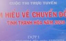 Cuộc thi trực tuyến tìm hiểu về chuyển đổi số trên địa bàn tỉnh Thanh Hóa năm 2024