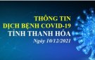 Thông tin dịch bệnh COVID-19 ngày 10/12/2021 trên địa bàn tỉnh