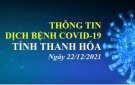 Thông tin dịch bệnh COVID-19 ngày 22/12/2021 trên địa bàn tỉnh