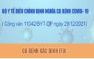 [Infographic] Bộ Y tế điều chỉnh định nghĩa ca bệnh COVID-19