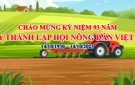 BÀI TUYÊN TRUYỀN KỶ NIỆM 93 NĂM NGÀY THÀNH LẬP HỘI NÔNG DÂN VIỆT NAM (14/10/1930 - 14/10/2023)   