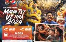 Mở cổng đăng ký vé chương trình " mang tết về nhà" năm 2024