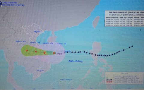 Tin Bão số 4 mới nhất: Cách đất liền 200km và không có khả năng thành siêu bão